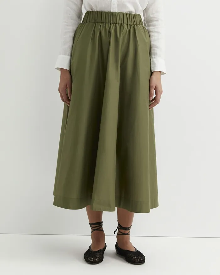 Women Sportscraft Skirts Elina Cotton Maxi Skirt Khaki
