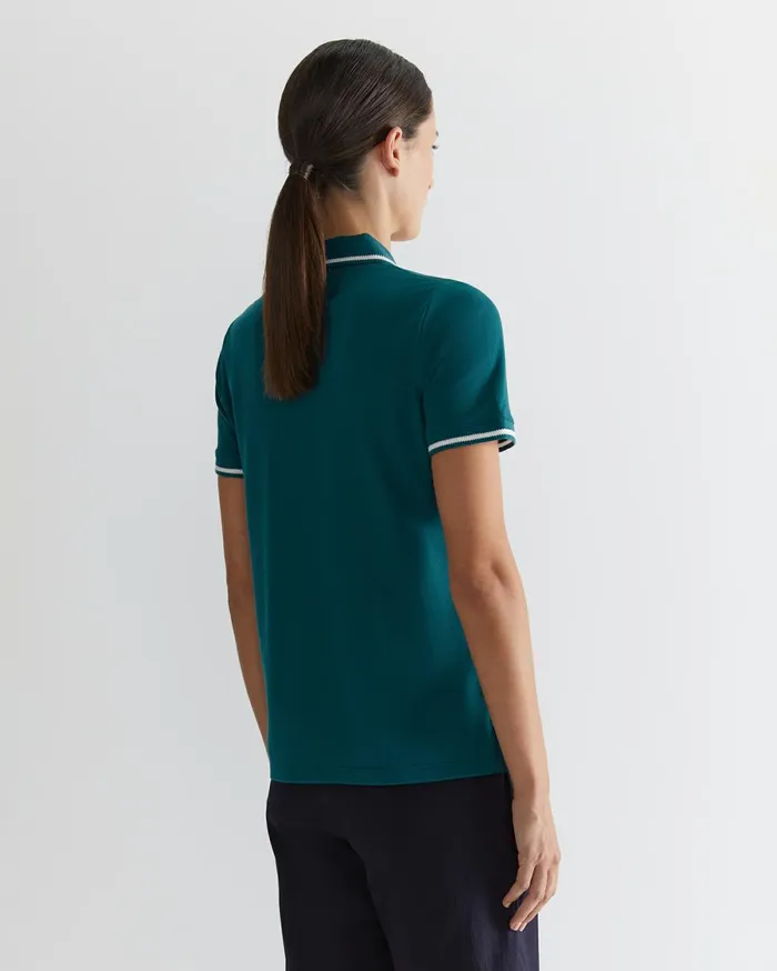 Women Sportscraft Tops and Tees Jodie Pique Polo Teal
