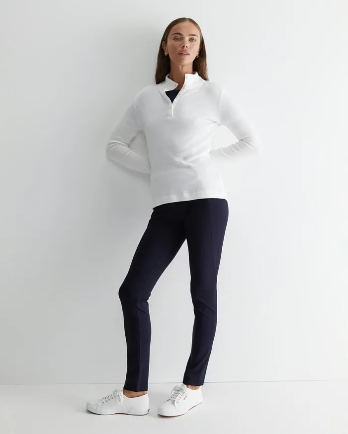 Women Sportscraft Tops and Tees Lucy Funnel Neck Top Ivory
