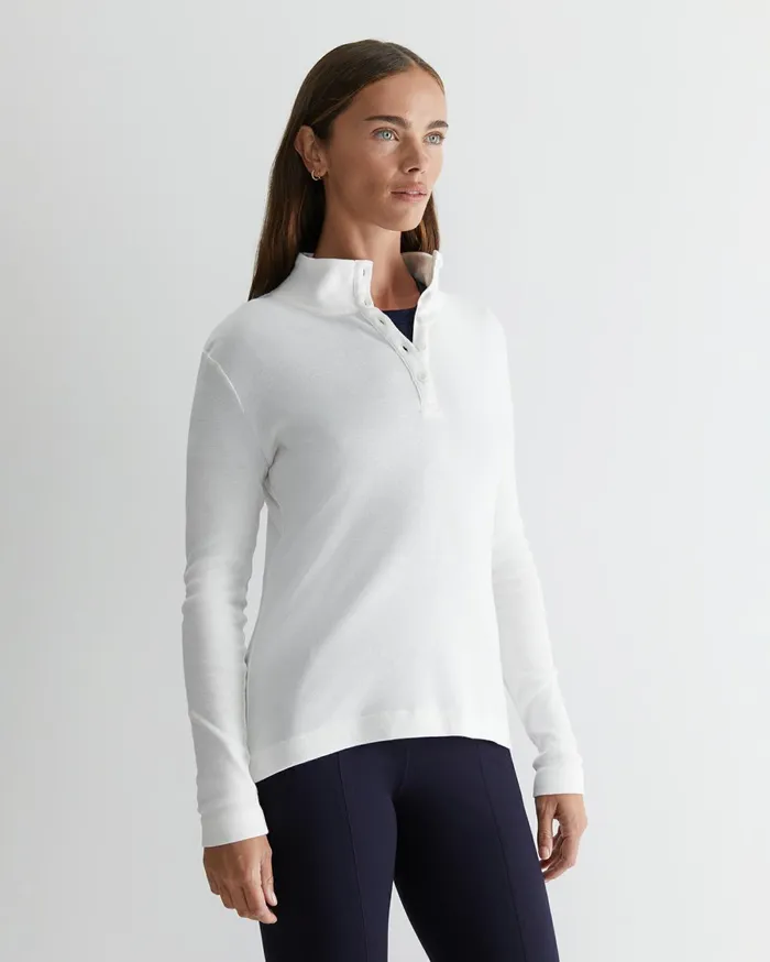 Women Sportscraft Tops and Tees Lucy Funnel Neck Top Ivory