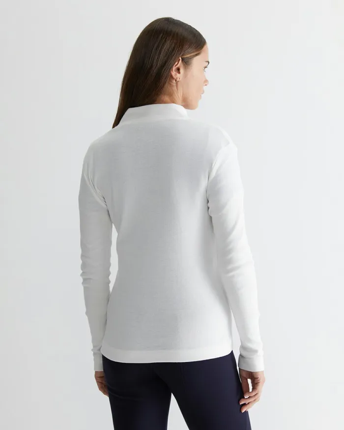 Women Sportscraft Tops and Tees Lucy Funnel Neck Top Ivory