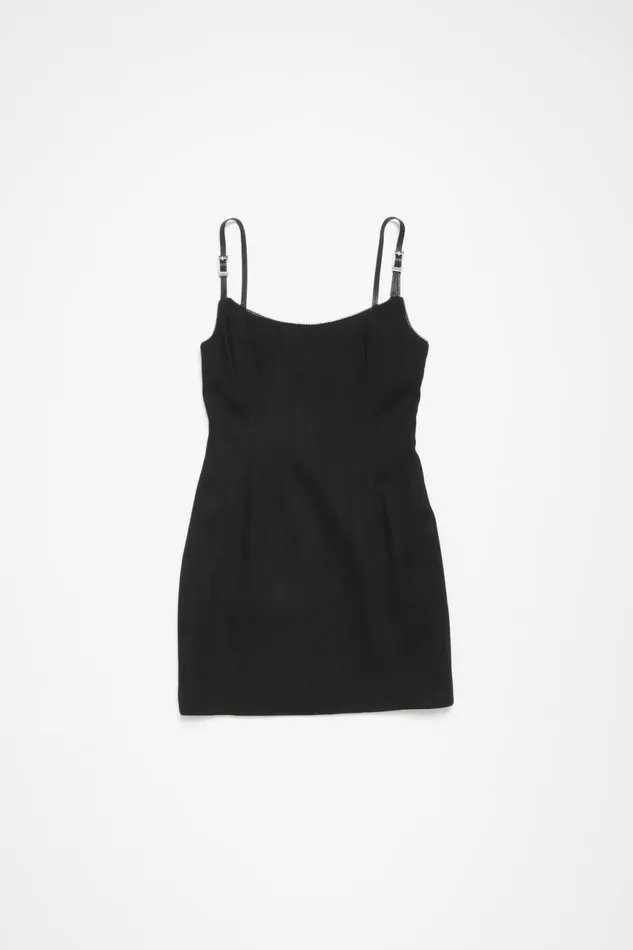 Women Strap Dress Black Acne Studios Dresses