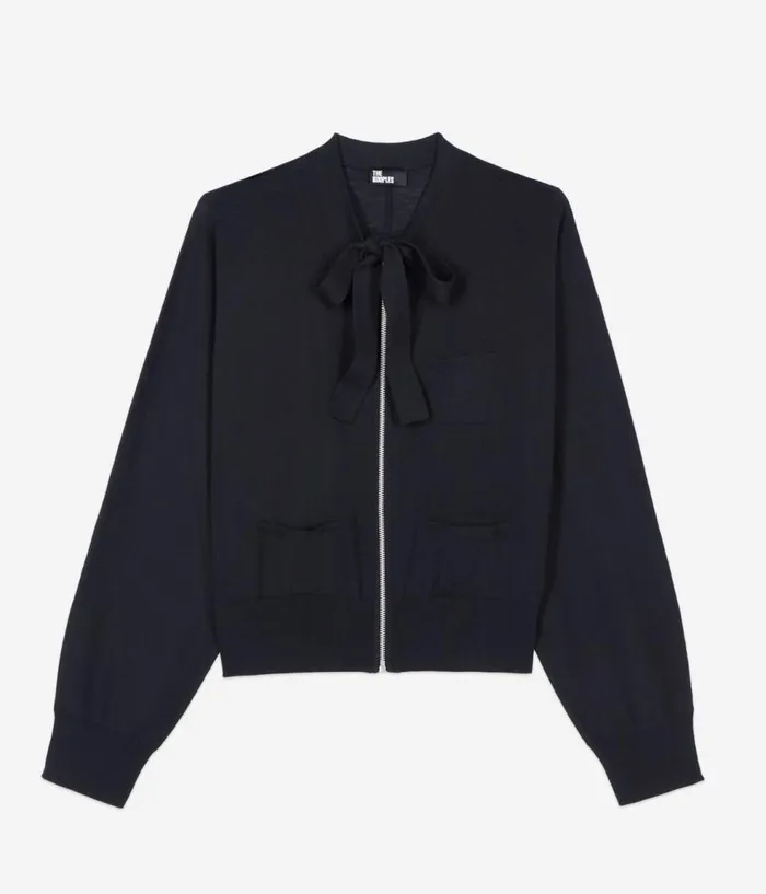 Women Sweaters THE KOOPLES Black Wool Cardigan Women Sweaters THE KOOPLES Black Wool Cardigan