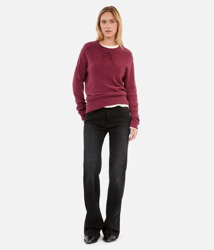 Women Sweaters THE KOOPLES Burgundy Cashmere Sweater