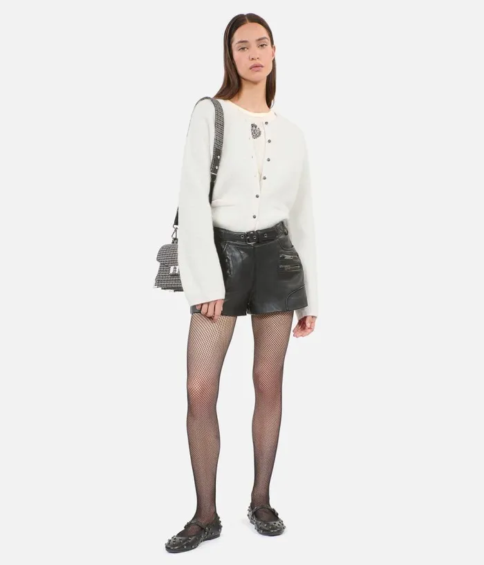Women Sweaters THE KOOPLES Ecru Alpaca And Wool Cardigan