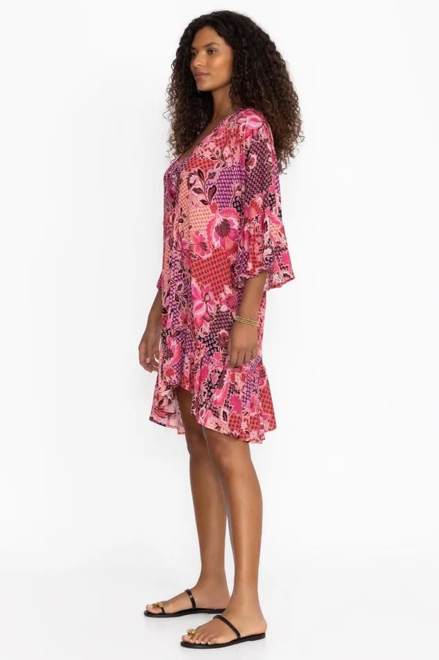Women Swim and Resort Johnny Was VALENNIS RUFFLE KIMONO Valennis