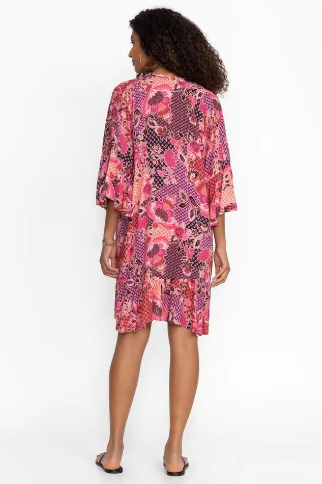 Women Swim and Resort Johnny Was VALENNIS RUFFLE KIMONO Valennis