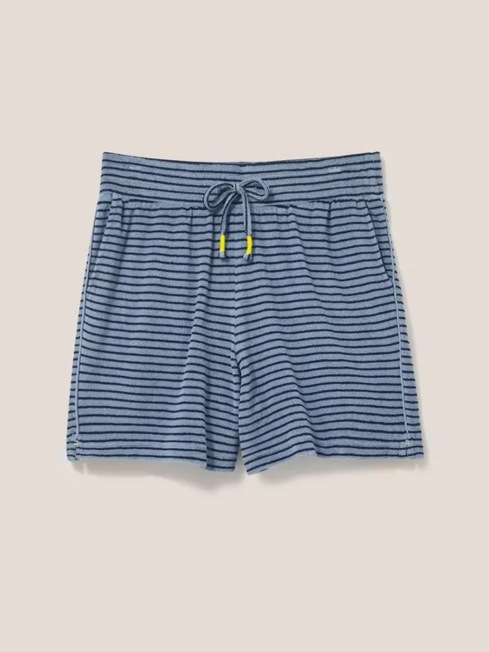 Women SWIMWEAR White Stuff Sabrina Towelling Short Blue Print