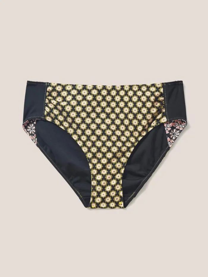 Women SWIMWEAR White Stuff Sunshine Reversible Bottom Black Multi Women SWIMWEAR White Stuff Sunshine Reversible Bottom Black Multi