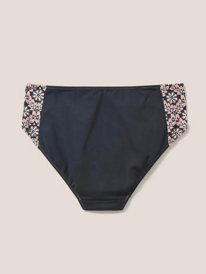 Women SWIMWEAR White Stuff Sunshine Reversible Bottom Black Multi Women SWIMWEAR White Stuff Sunshine Reversible Bottom Black Multi