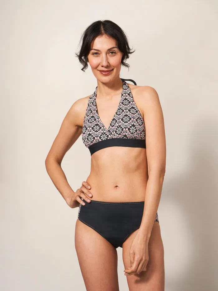 Women SWIMWEAR White Stuff Sunshine Reversible Bottom Black Multi Women SWIMWEAR White Stuff Sunshine Reversible Bottom Black Multi