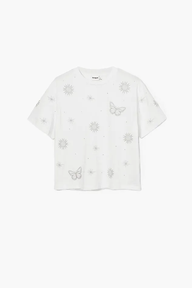 Women Tshirts Desigual Butterfly Tshirt