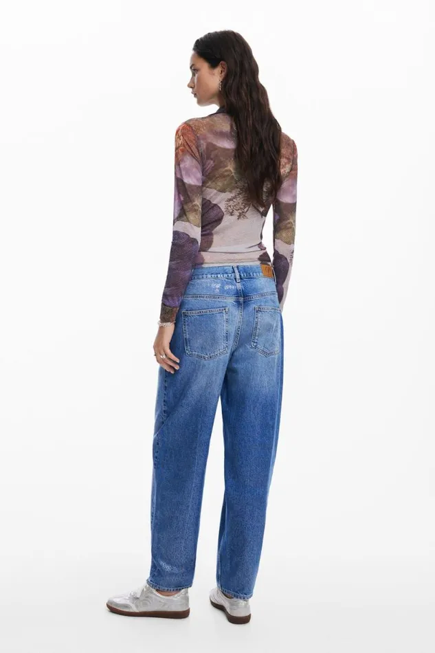 Women Tshirts Desigual Longsleeve Tshirt Autumn Forest