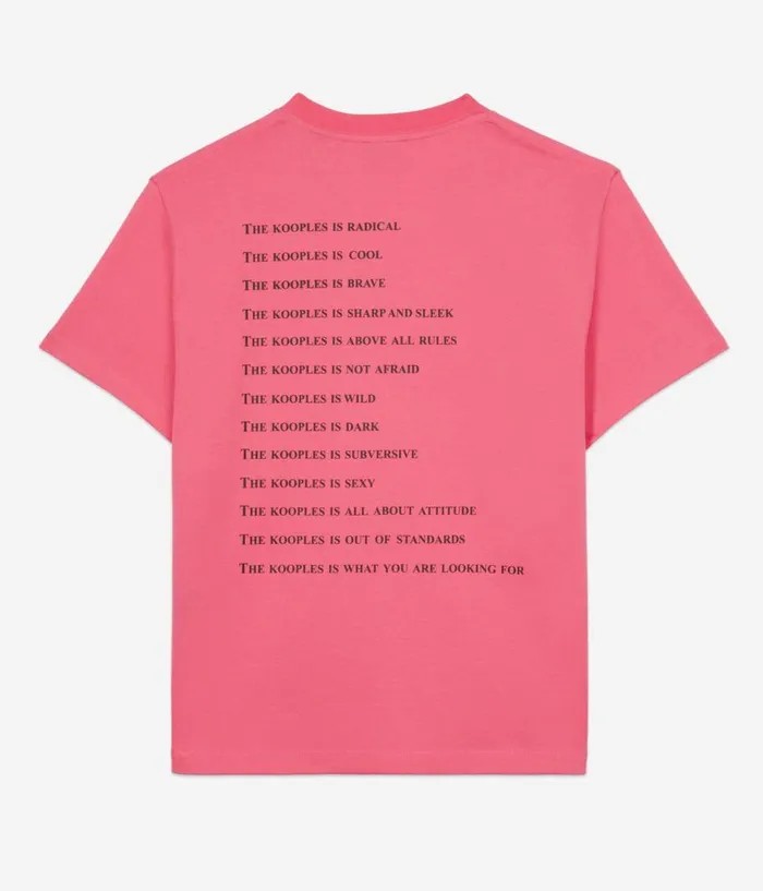 Women Tshirts THE KOOPLES Fuchsia What Is Tshirt