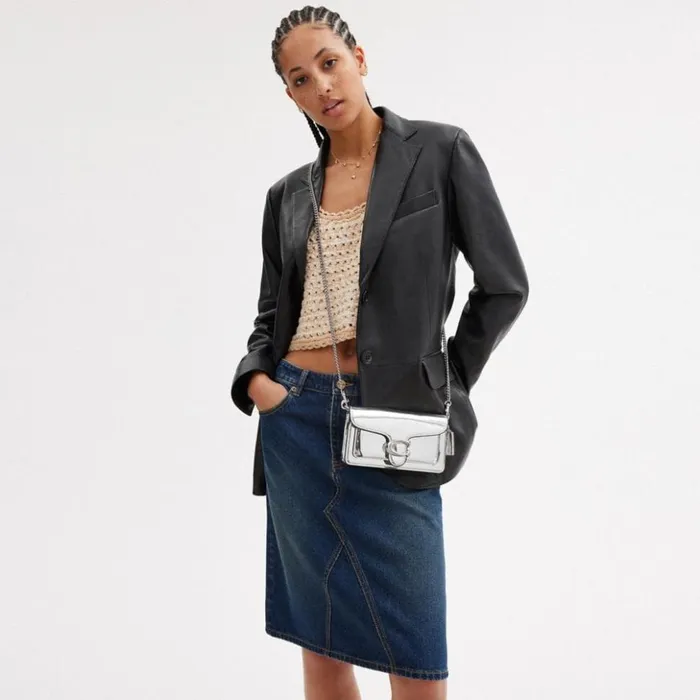 Women Tabby Crossbody Wristlet Silversilver Coach Clutches