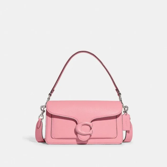 Women Tabby Shoulder Bag 26 Silverflower Pink Coach Shoulder Bags and Hobos