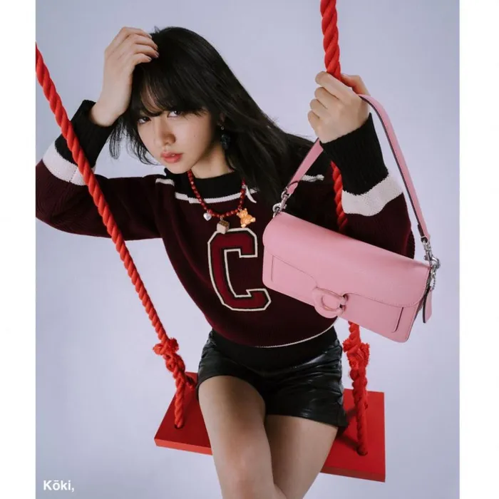 Women Tabby Shoulder Bag 26 Silverflower Pink Coach Shoulder Bags and Hobos