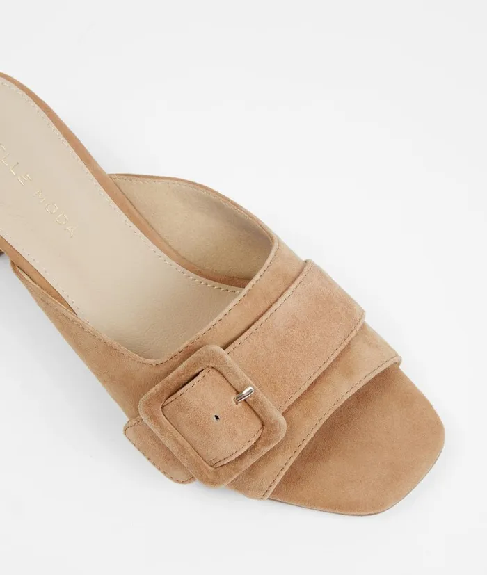 Women Tala Slip On 8211 Latte Pelle Moda Low Heels Women Tala Slip On 8211 Latte Pelle Moda Low Heels