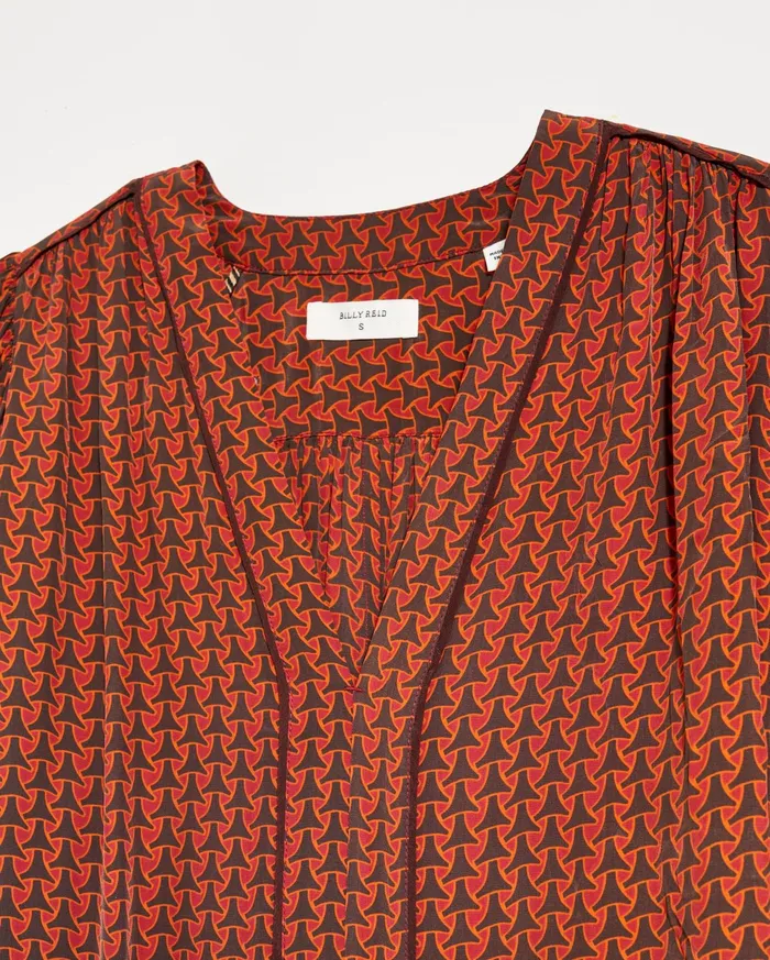 Women Tea Dress Winechocolate Billy Reid Dresses