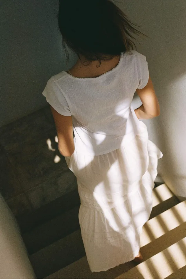Women Tops and Blouses Christy Dawn The Bridget Tee Ivory Women Tops and Blouses Christy Dawn The Bridget Tee Ivory