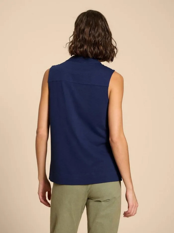 Women TOPS and TEES White Stuff CELIA MIX JERSEY SHIRT French Navy Women TOPS and TEES White Stuff CELIA MIX JERSEY SHIRT French Navy