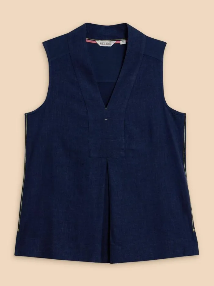Women TOPS and TEES White Stuff CELIA MIX JERSEY SHIRT French Navy Women TOPS and TEES White Stuff CELIA MIX JERSEY SHIRT French Navy