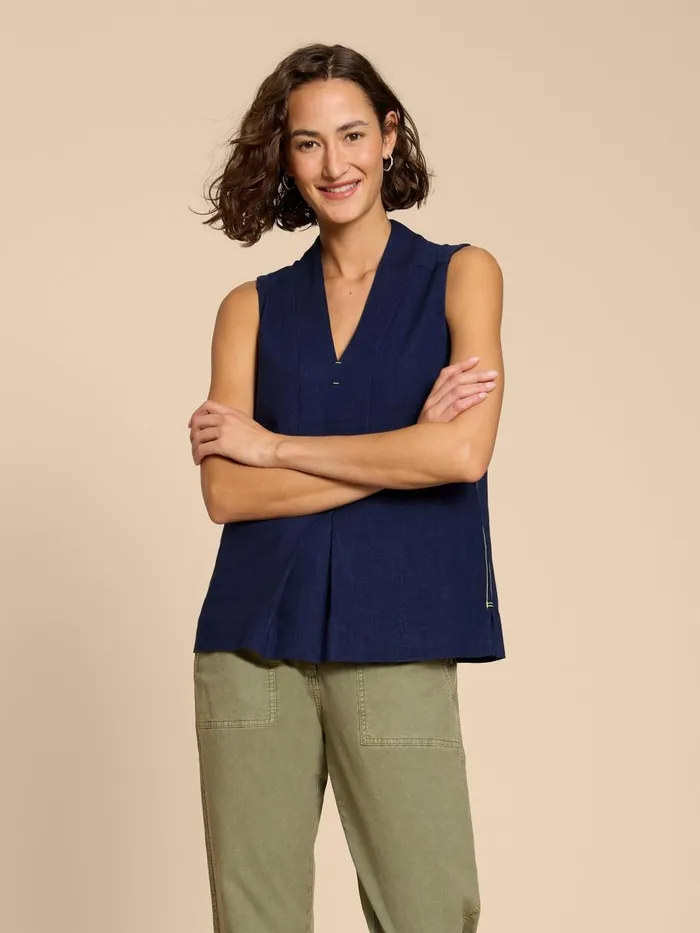 Women TOPS and TEES White Stuff CELIA MIX JERSEY SHIRT French Navy Women TOPS and TEES White Stuff CELIA MIX JERSEY SHIRT French Navy