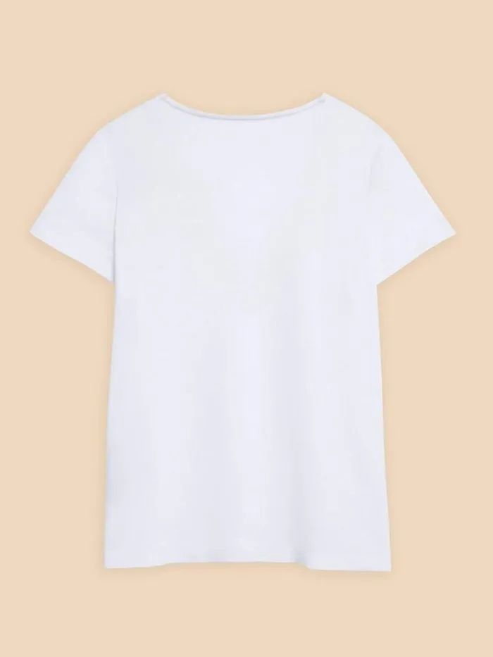 Women TOPS and TEES White Stuff Ellie Linen Blend Lace Tee Brilliant White Women TOPS and TEES White Stuff Ellie Linen Blend Lace Tee Brilliant White