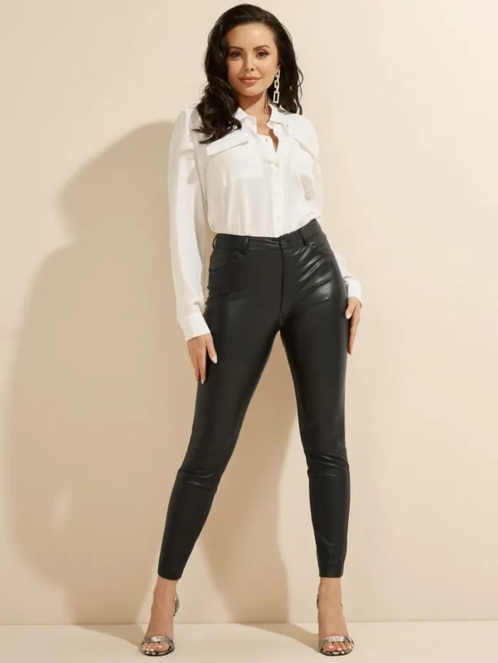 Women Tops And Sweaters Marciano The Essence Blouse Blanc Pur Women Tops And Sweaters Marciano The Essence Blouse Blanc Pur