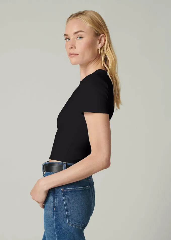 Women Tops Joe039s Jeans THE BABY TEE Black