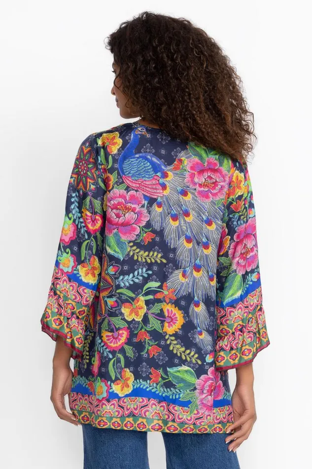Women Tops Johnny Was CALESTA TUNIC Darnahta Scarf Print Women Tops Johnny Was CALESTA TUNIC Darnahta Scarf Print
