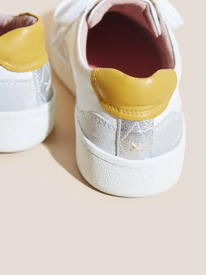Women TRAINERS White Stuff Tula Leather Lace Up Trainer White Multi Women TRAINERS White Stuff Tula Leather Lace Up Trainer White Multi