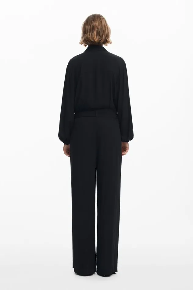 Women Trousers Desigual Orchid Belt Jumpsuit