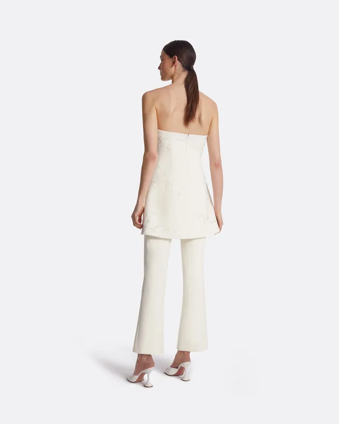 Women Trousers Safiyaa Mari Ivory Trousers Ivory
