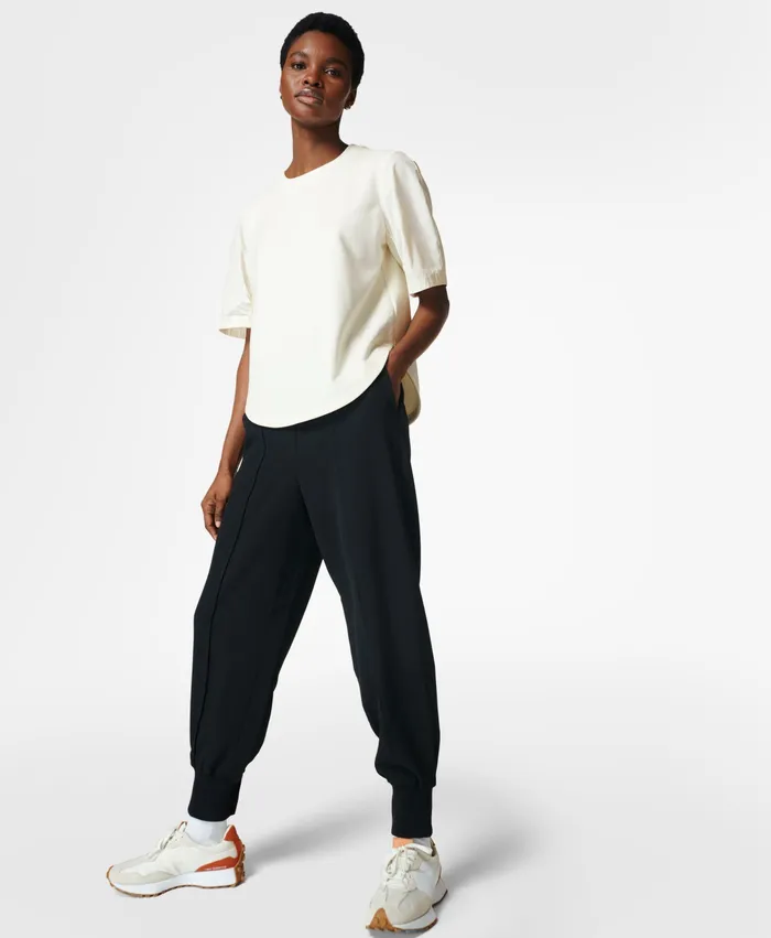Women Trousers Sweaty Betty Ava Cuffed Pant Black