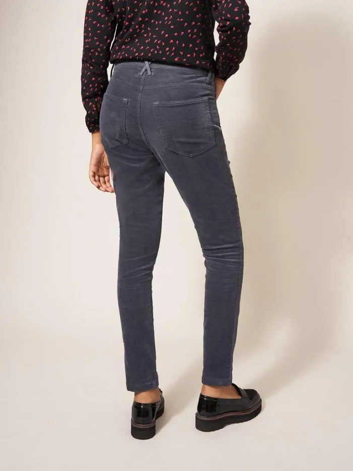 Women TROUSERS White Stuff Amelia Skinny Cord Trouser Mid Grey Women TROUSERS White Stuff Amelia Skinny Cord Trouser Mid Grey