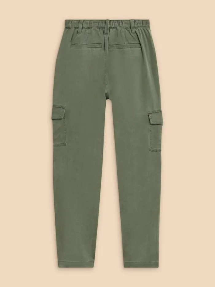 Women TROUSERS White Stuff Arlo Tencel Cargo Trouser Mid Green Women TROUSERS White Stuff Arlo Tencel Cargo Trouser Mid Green