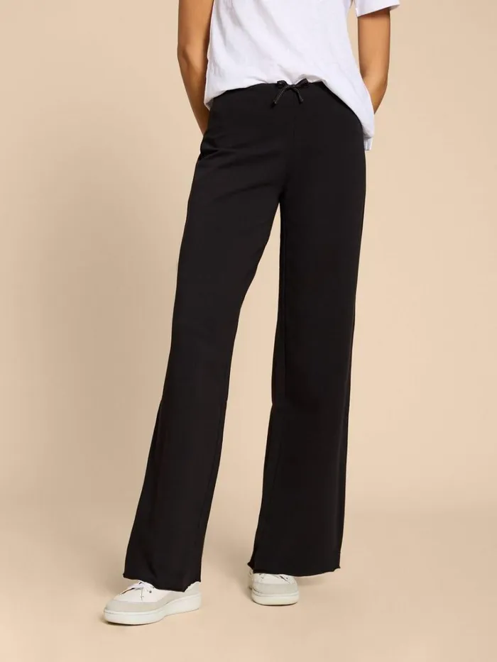 Women TROUSERS White Stuff Dolce Organic Pant Pure Black