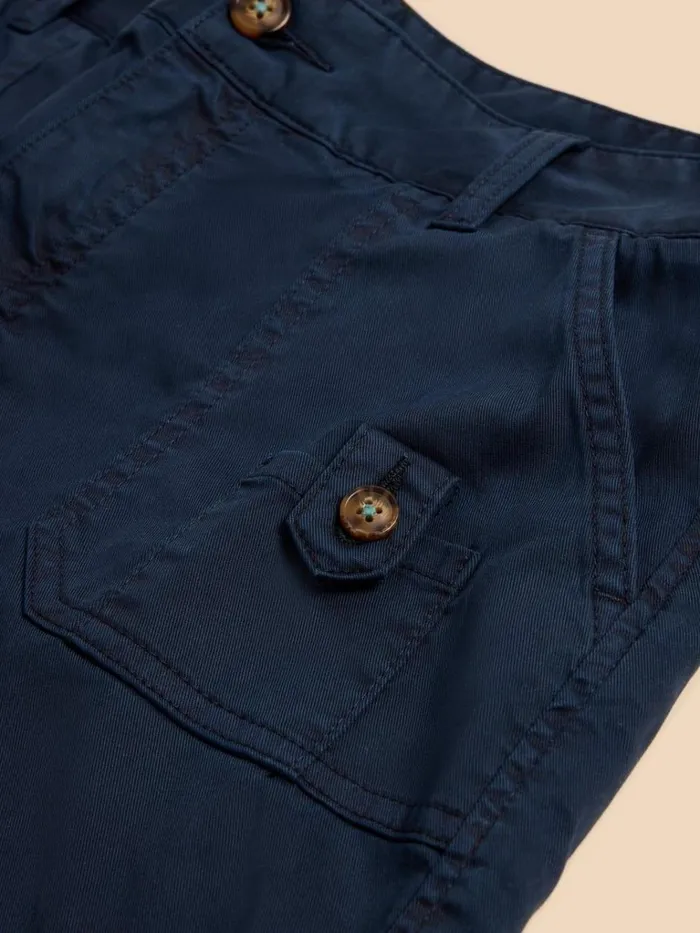 Women TROUSERS White Stuff Mollie Woven Combat Shorts Dark Navy Women TROUSERS White Stuff Mollie Woven Combat Shorts Dark Navy