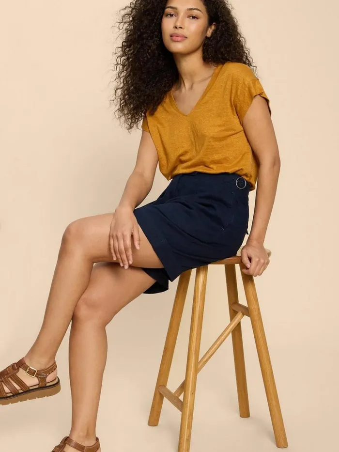 Women TROUSERS White Stuff Una Shorts Dark Navy