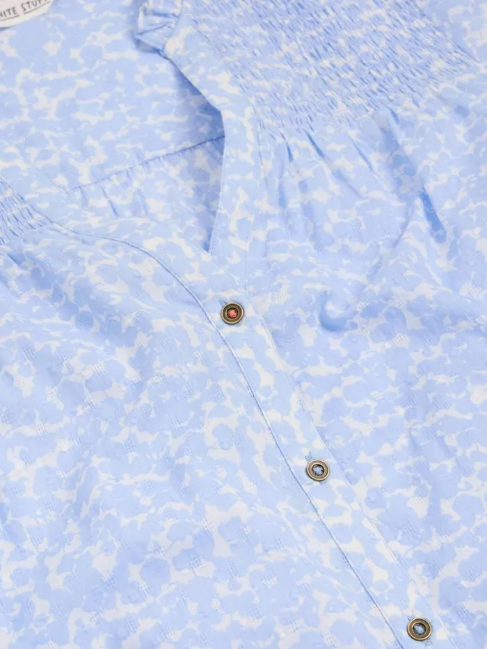 Women TUNICS White Stuff Deeba Cotton Tunic Blue Print Women TUNICS White Stuff Deeba Cotton Tunic Blue Print