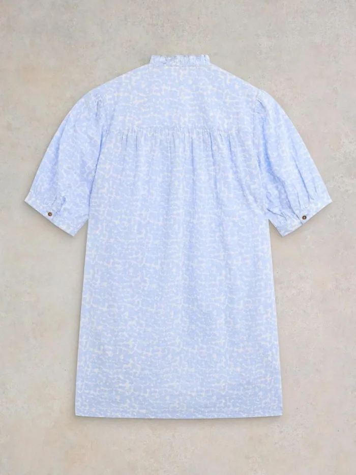 Women TUNICS White Stuff Deeba Cotton Tunic Blue Print Women TUNICS White Stuff Deeba Cotton Tunic Blue Print