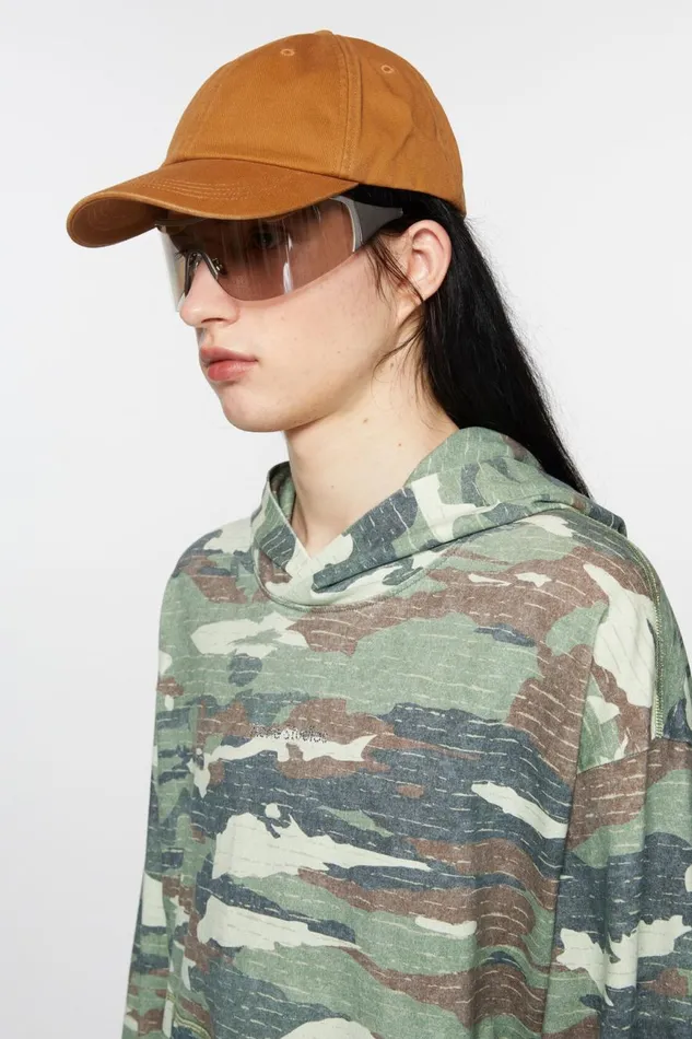 Women Twill Cap Toffee Brown Acne Studios Hats