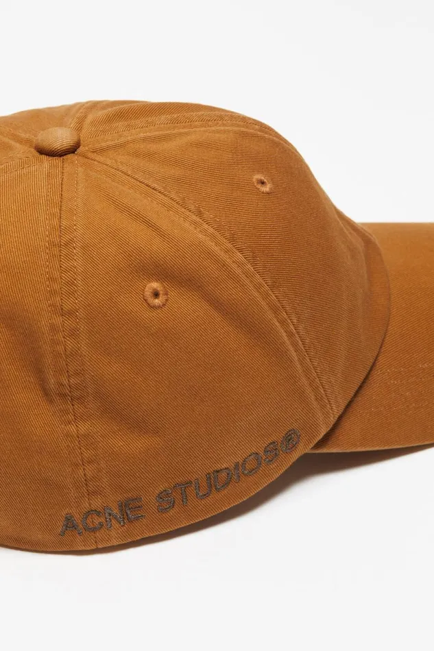 Women Twill Cap Toffee Brown Acne Studios Hats