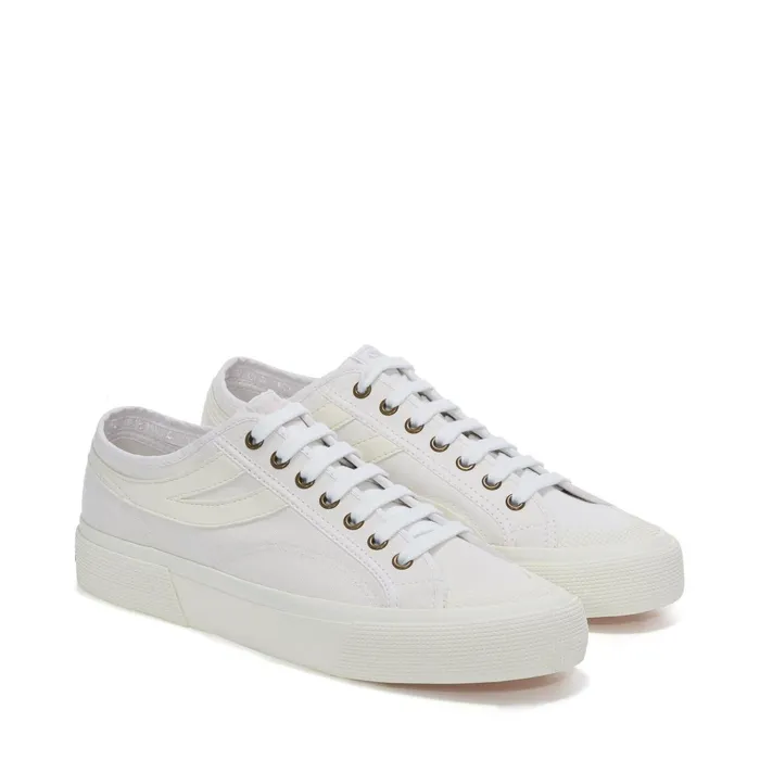 Women Unisex 2750 PANATTA 30 Sneaker WHITE 8211 WHITE AVORIO Superga Low Cut