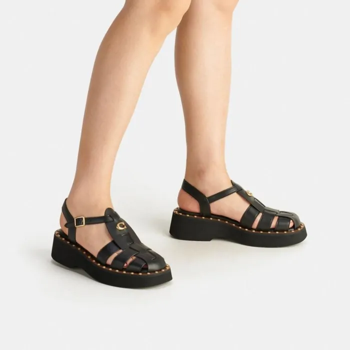 Women Vivienne Sandal Black Coach Sandals