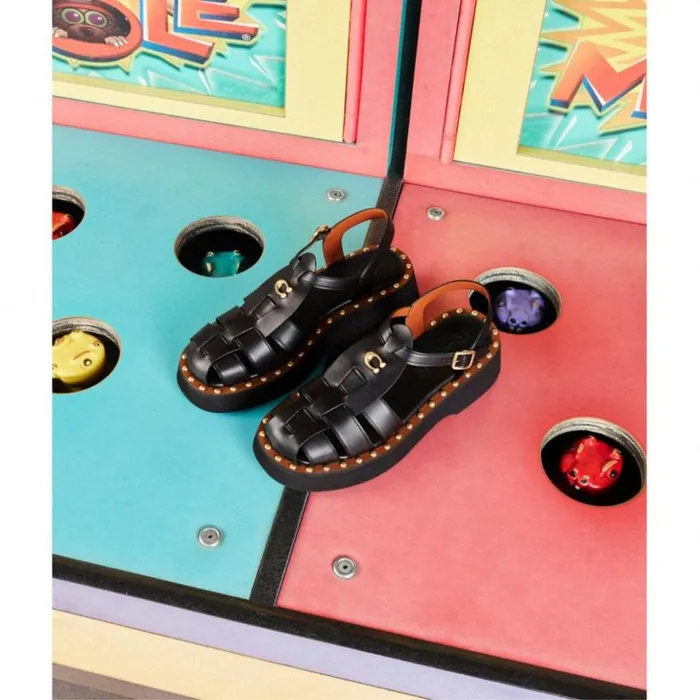 Women Vivienne Sandal Black Coach Sandals