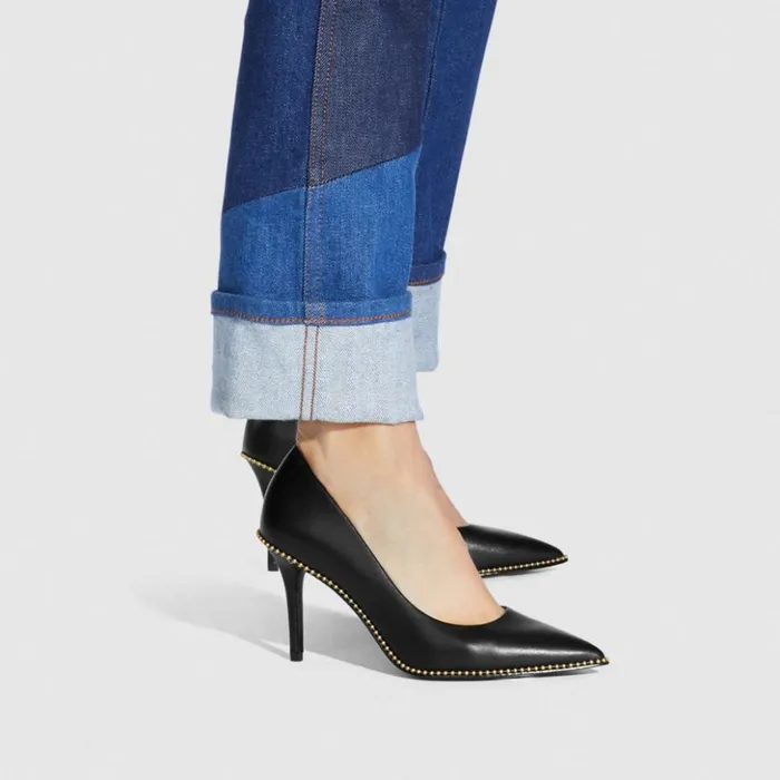 Women Waverly Pump Black Coach Heels