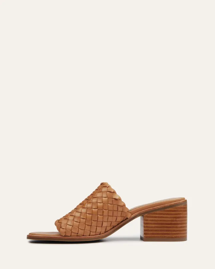 Women Whaler mid heel sandals tan leather MID SANDALS jomercer Women Whaler mid heel sandals tan leather MID SANDALS jomercer