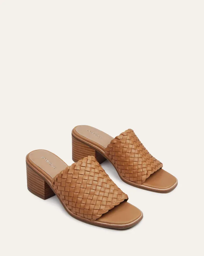 Women Whaler mid heel sandals tan leather MID SANDALS jomercer Women Whaler mid heel sandals tan leather MID SANDALS jomercer